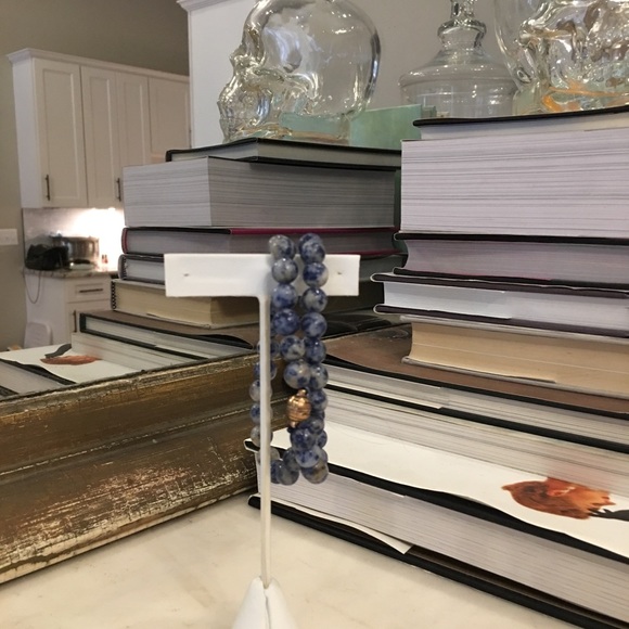 JEWELRY SALE⭐️⭐️⭐️Cobalt bead double wrap bracelet - Picture 3 of 3